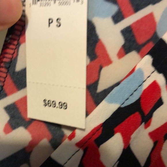 Petite, colorful Banana Republic dress - Picture 5 of 9